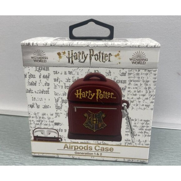 HARRY POTTER  Hogwarts Crest Backpack AirPod Case Gen 1 & 2 - Picture 8 of 10